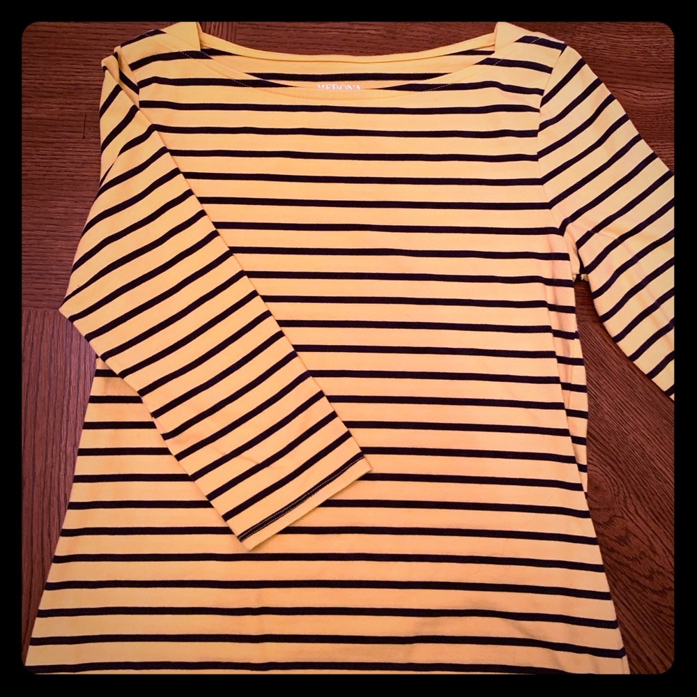 💐3/$10💐 Merona horizontal striped tee